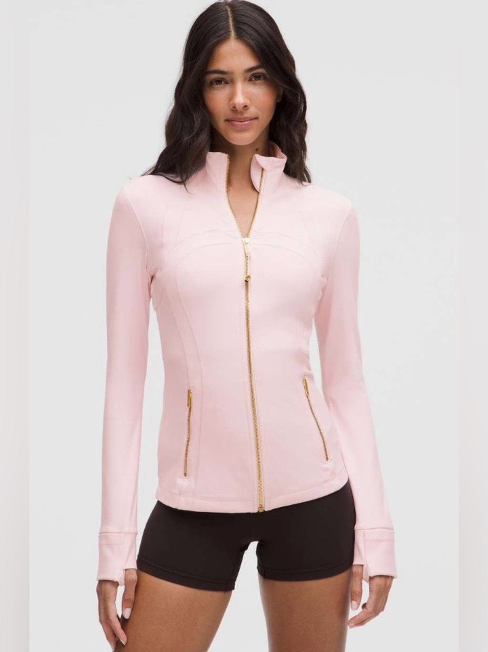 Lululemon athletica NWT Define Nulu Jacket Blissful Pink with Gold Hardware 14